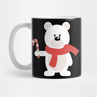 Christmas White Bear Mug